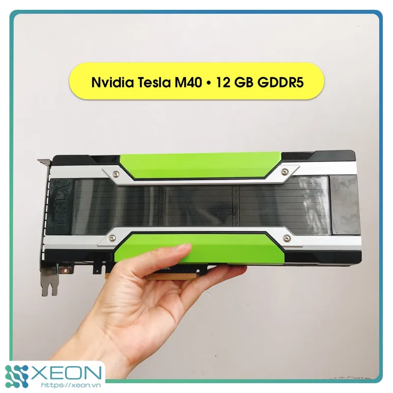 Card màn hình VGA Nvidia Tesla M40 / 12 GB GDDR5 / 384-bit CUDA