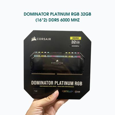 RAM PC Corsair Dominator Platinum RGB 32GB DDR5 (16GB*2) 6000Mhz