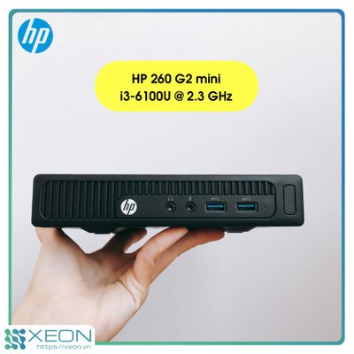 Máy tính mini PC HP 260 G2 mini i3-6100U / 8GB RAM / SSD 128 GB