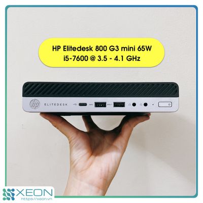 Máy tính mini PC HP EliteDesk 800 G3 65W mini core i5-7600 @ 3.5-4.1 GHz