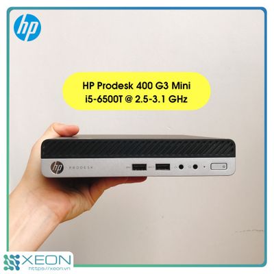 Máy tính mini PC HP Prodesk 400 G3 mini Core i5-6500T @ 2.5-3.1 GHz để bàn