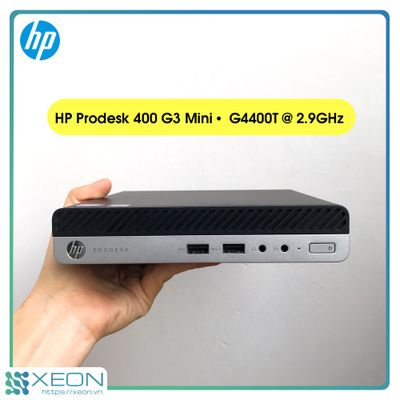Máy tính mini HP Prodesk 400 G3 mini để bàn Pentium G4400T @ 2.9Ghz