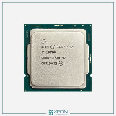 CPU Intel Core i7-10700 / 8 cores / 16 threads / 2.9 - 4.8 GHz