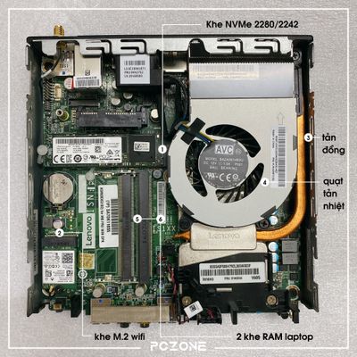 Hướng dẫn nâng cấp phần cứng máy tính mini Lenovo Thinkcentre M900 tiny