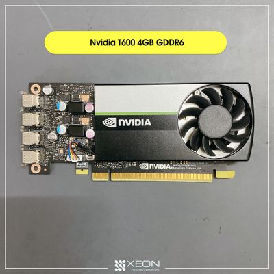 Card màn hình Nvidia T600 / 4 GB GDDR6 / 128-bit CUDA cores 640