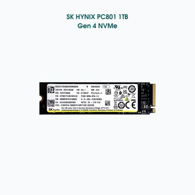 Ổ cứng SSD SK Hynix PC801 M.2 PCIe Gen 4 1TB