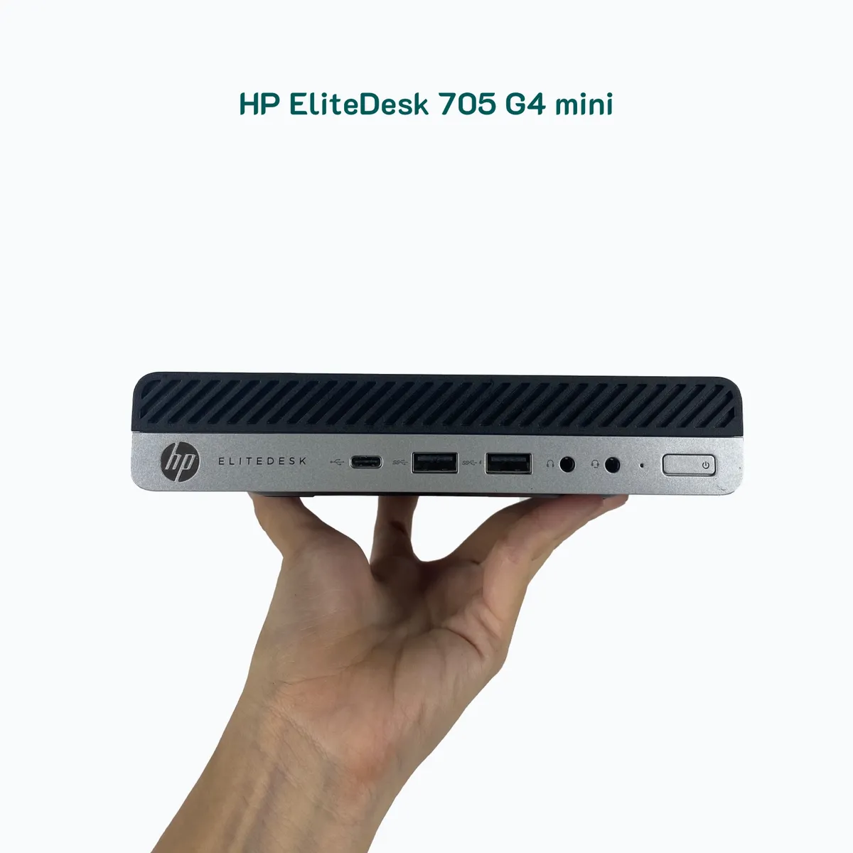 HP EliteDesk 705 G4 Mini Desktop Computer Ryzen 5 Pro 2400GE
