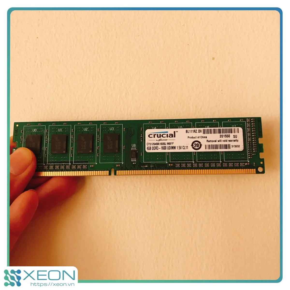 Crucial Micron製 DDR3L ノート用メモリー 8GB 1600MT s PC3-12800 CL11 204